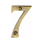 M Marcus Heritage Brass Numeral 7 - Face Fix 51mm 